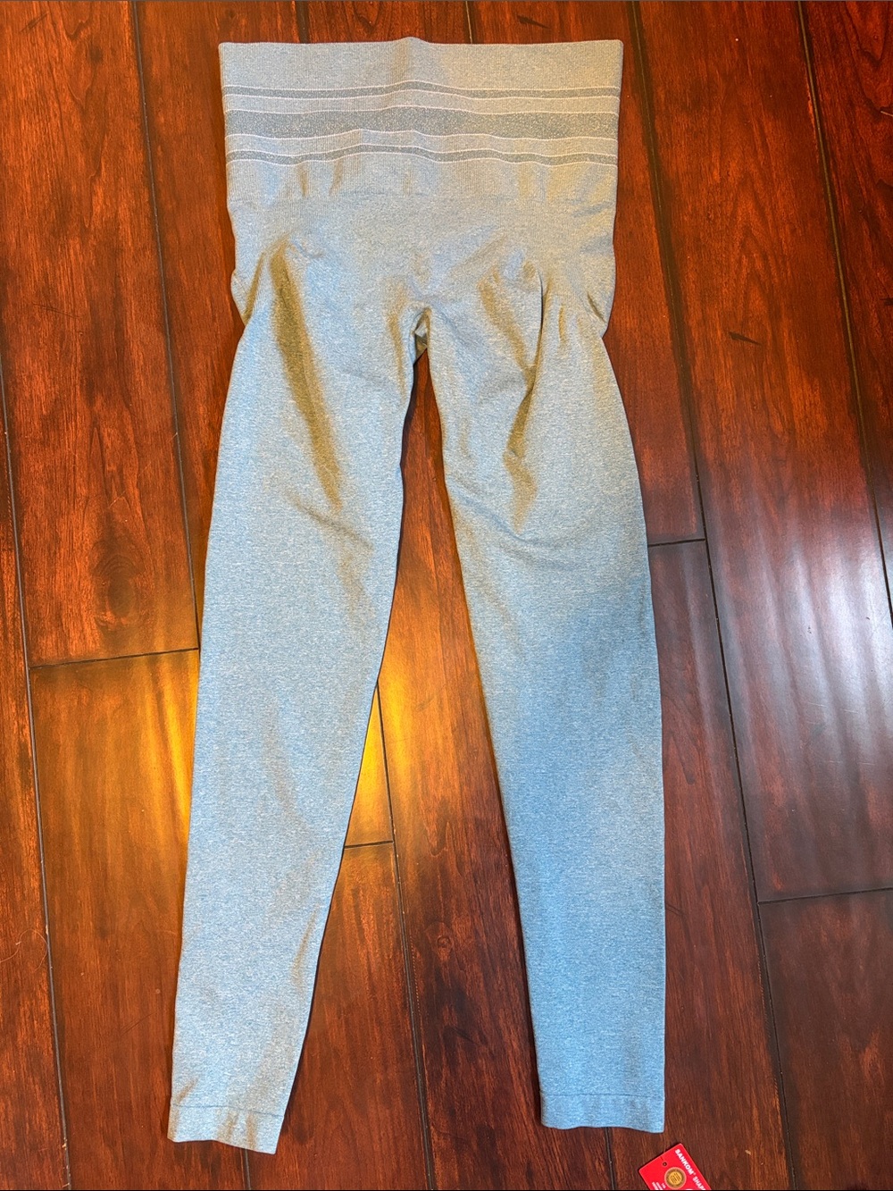 Women’s High-Rise Light Blue Yoga Capri Shapewear